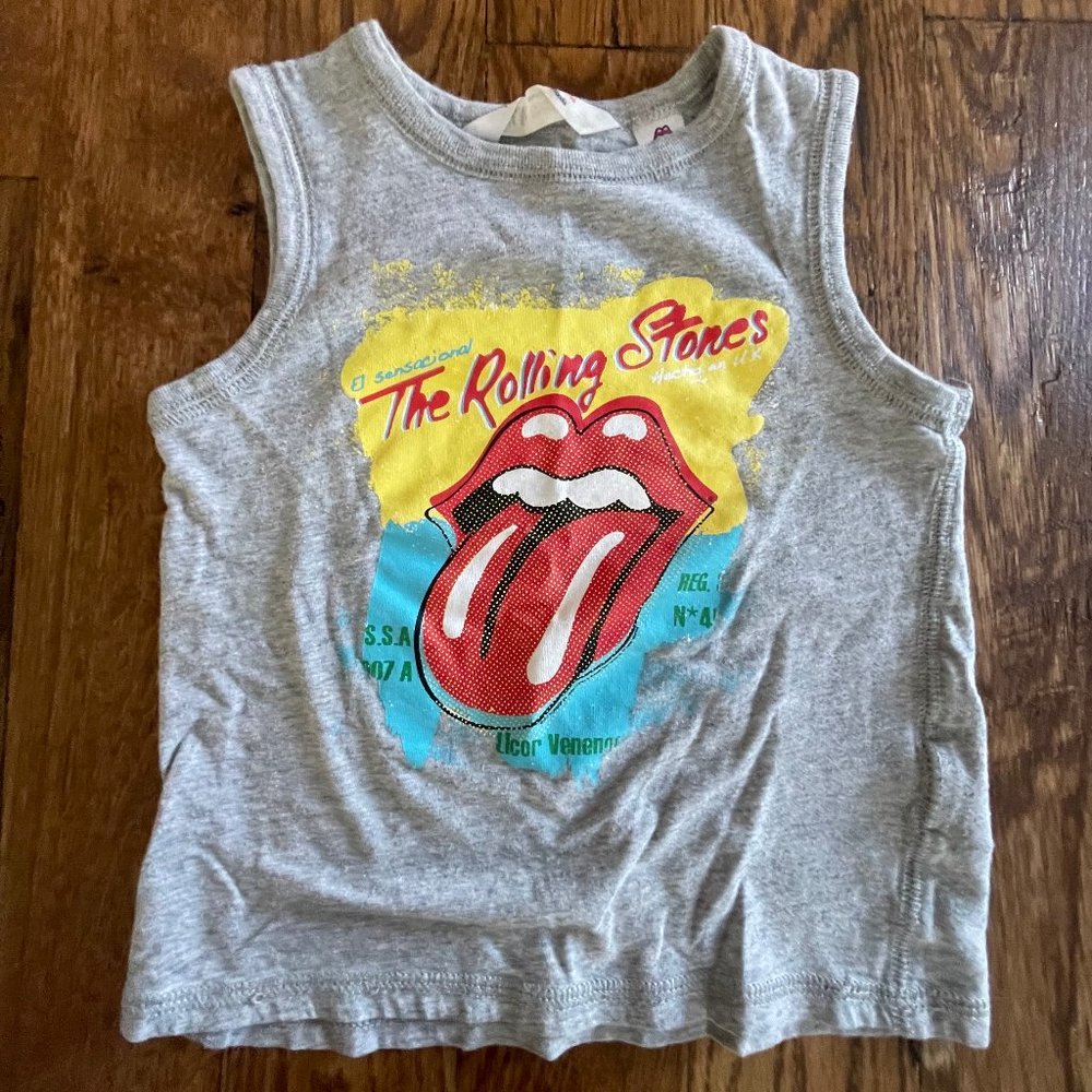 Toddler Rolling Stones Muscle Tee